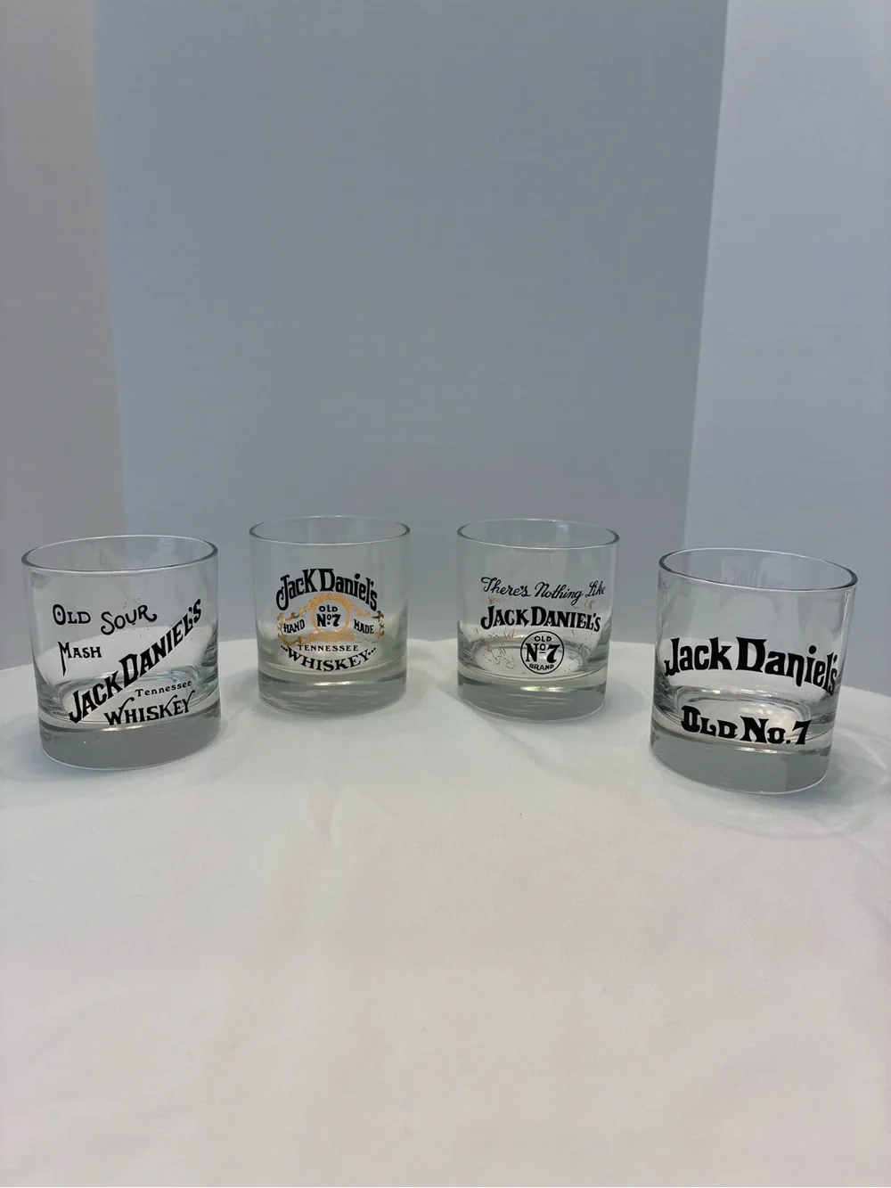 Jack Daniel's branded rocks/lowball glasses (Set of 4)
